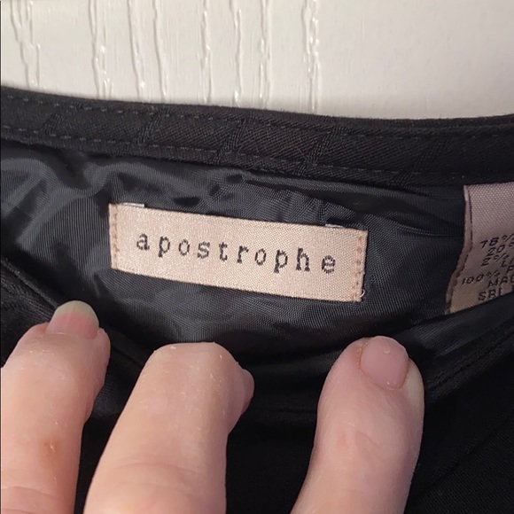 Apostrophe black skirt - Picture 5 of 6